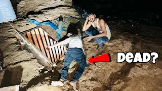 30 Days Underground Challenge Gone Wrong 😣- जमीन में दिनेश मरता-मरता बचा 😔- Unbelievable