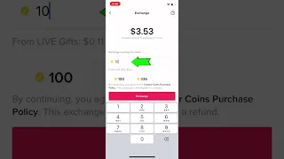 How to convert TikTok coins into gift