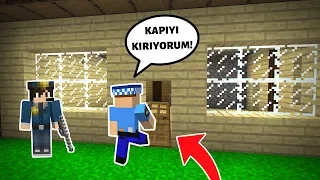 POLİSLER EVE BASKIN YAPIYOR! 😱 - Minecraft