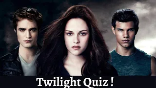 THE ULTIMATE TWILIGHT QUIZ | FIND OUT IF YOU ARE REALLY A FAN OF THIS CLASSIC