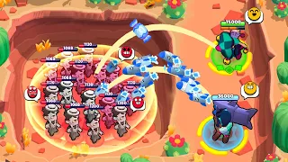 1000 NOOBS GRAY vs OP TEAM BROKEN THE GAME!!/ Brawl Stars Funny Moments Win & Fails! #1006