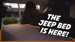 Sleeping In A Jeep Wrangler - Bed Is Here