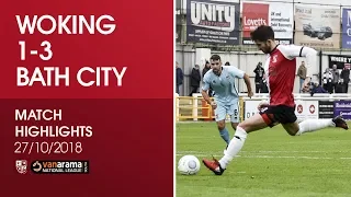 Woking 1-3 Bath City | Match Highlights