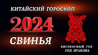 Гороскоп на 2024 год Для Свиньи | ГОД ДРАКОНА 2024