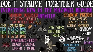 NEW FULL Maxwell Rework Update! Every NEW Change! - Don't Starve Together Guide