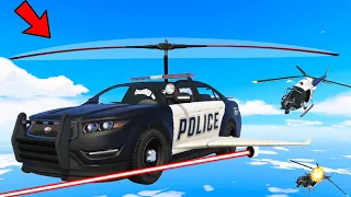 I STOLE A SECRET FLYING CAR FROM POLICE IN GTA 5!