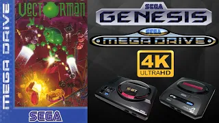 VectorMan [SEGA GENESIS / MEGA DRIVE] Gameplay Walkthrough FULL GAME [4K60ᶠᵖˢ🔴]