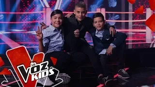 Óscar I, Nicolás y Daniel sings Ok - Battles | The Voice Kids Colombia 2019