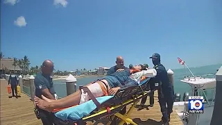 911 call released after man bitten by shark in Florida Keys