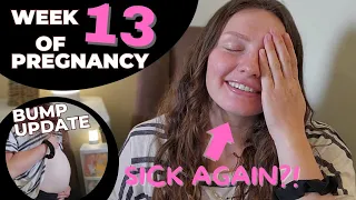 week 13 pregnancy update | 2 of the worst days of pregnancy!!