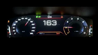 2021 Peugeot 508 1.6 petrol 180hp, Eat8 Acceleration to max speed.