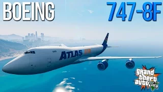 BOEING 747-8F (БОИНГ 747 ГРУЗОВОЙ) - ГТА 5 МОДЫ (GTA 5 MODS)