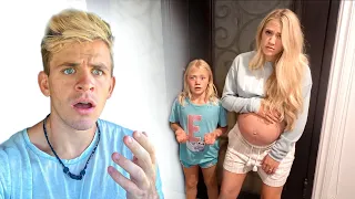 Savannah's Water Broke Prank! Husband Freaks Out!!!