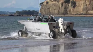 Amphibious One in Action! Designed and built in New Zealand!