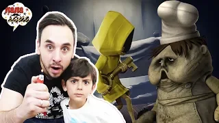 КОШМАР СТАЛ ЯВЬЮ! Папа Роб и Ярик играют в Little Nightmares! Часть 1 13+