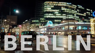 Berlin Night Walk Kudamm 5 🇩🇪 [4k] Christmas Lights street (2019) Germany