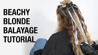 Beachy Balayage Hair Color Technique | Iconic Surfer Girl Blonding Tutorial | Kenra Color