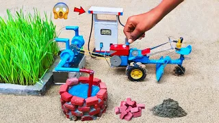 diy tractor diesel engine water pump science project || Keepvilla || @MiniTheQ