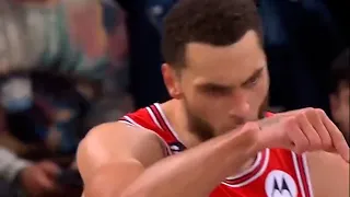 Zach LaVine with 20 PTS in 1 minute!! Beats the Brooklyn Nets SOLO in 4th Q.