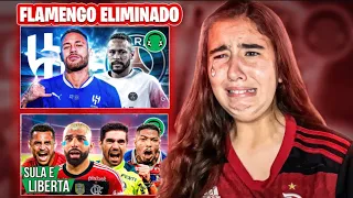 REACT ♫NEYMAR VAI PRA ARÁBIA SAUDITA ♫ FLAMENGO ELIMINADO, PALMEIRAS PAI GALO, INTER BATE NO RIVER😭