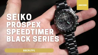 Seiko Prospex Black Series Speedtimer Solar Chronograph SSC917P1 SSC917