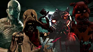 Рэп Битва 2x2 - Outlast & Amnesia vs. Five Nights at Freddy's & CASE: Animatronics