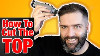 How to cut the TOP of your own HAIR the easy way 2021 | The best technique #cuttingyourownhairmen