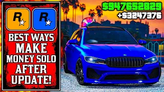 This Is INCREDIBLE.. The BEST WAYS To Make Money SOLO After UPDATE in GTA Online! (GTA5 Fast Money)