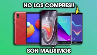 Los 5 PEORES CELULARES que existen y que todos compran!