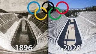 Olympic Stadiums Then and Now