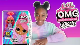 NEW LOL Surprise! OMG Sports Series: SKATE BOSS Doll Unboxing😱