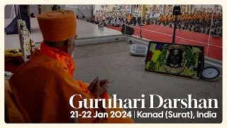 Guruhari Darshan, 21-22 Jan 2024, Kanad, Surat, India