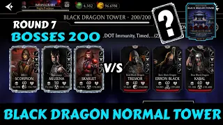 Black Dragon Tower | Bosses 200 R7 | Beat By Diamond Team | Mk Mobile