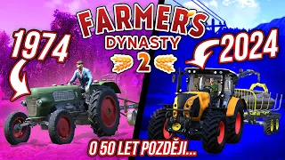 TAKHLE VYPADÁ NAŠE FARMA O 50 LET POZDĚJI! | Farmers Dynasty 2 #02