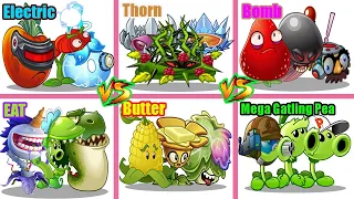 The Super Team Plant Vs Random Team Zombie - Who's Strongest? - Pvz2 plant Chinese vs International