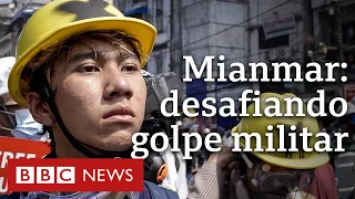 Revolução em Mianmar: músico registra violência em protestos contra golpe militar