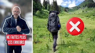 Les 8 ERREURS de DÉBUTANT en rando bivouac !