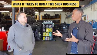 Meeting An Entrepreneur Who Runs A Tire Shop Business