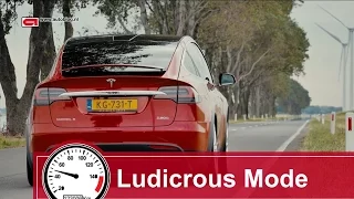 Acceleration: Ludicrous Mode in Tesla Model X (0-200+ km/h)