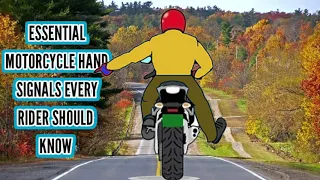 MOTORCYCLE HAND SIGNALS | GROUP RIDING HAND SIGNALS | EVERY RIDER SHOULD KNOW