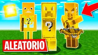 MINECRAFT pero TODOS LOS MOBS SON LUCKY BLOCKS 😍😱 MINECRAFT es ALEATORIO