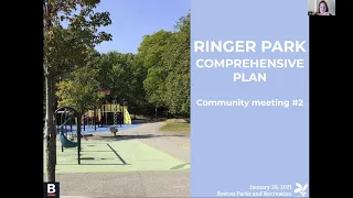 Ringer Park Design Meeting #2 - 1/26/2021