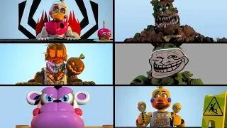 Every FNaF 1 Character in a nutshell animated (Freddy, Foxy, Chica & Bonnie)