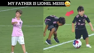 Messi's Three Sons showed amazing skill