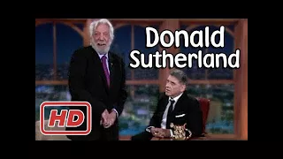 Donald Sutherland with Craig Ferguson!  Show