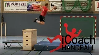 Handball pivot Training-Coordination and strength exercise