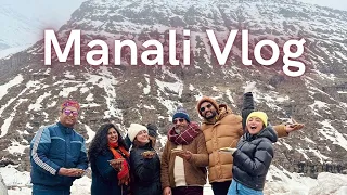 Snowfall In Manali | Crazy Night In Manali | Atal Tunnel Mannali | Manali Vlog