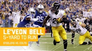 Big Ben 3rd Down Conversion Sets Up Bell 5-yard TD | Steelers vs. Colts | NFL