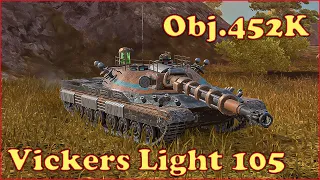 Vickers Light 105, Object 452K - WoT Blitz UZ Gaming