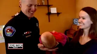 Officer adopts addicted stranger’s baby into family